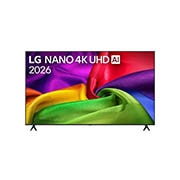 LG 75 collu LG NANO 4K UHD AI NU80 viedtelevizors 2026, 75&nbsp;collu LG NANO 4K UHD AI NU80 Smart TV 2026, 75NU800B3LA, thumbnail 1